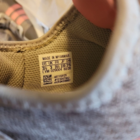 Adidas U Path Run Pink and Gray Shoes - Picture 8 of 8